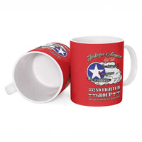 Tuskegee Airmen WWII Heroes Ceramic Mug The Great American Aviators Red Art - Wonder Print Shop