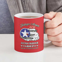 Tuskegee Airmen WWII Heroes Ceramic Mug The Great American Aviators Red Art - Wonder Print Shop