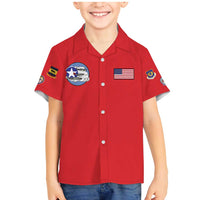 Tuskegee Airmen WWII Heroes Family Matching Mermaid Dress and Hawaiian Shirt The Great American Aviators Red Art - Wonder Print Shop