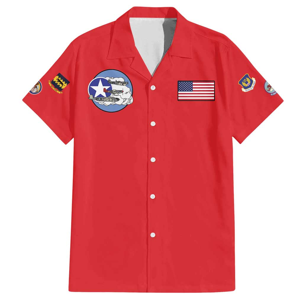 Tuskegee Airmen WWII Heroes Family Matching Puletasi and Hawaiian Shirt The Great American Aviators Red Art - Wonder Print Shop