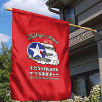 Tuskegee Airmen WWII Heroes Garden Flag The Great American Aviators Red Art - Wonder Print Shop