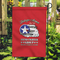 Tuskegee Airmen WWII Heroes Garden Flag The Great American Aviators Red Art - Wonder Print Shop