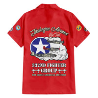 Tuskegee Airmen WWII Heroes Hawaiian Shirt The Great American Aviators Red Art - Wonder Print Shop