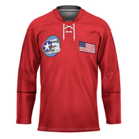 Tuskegee Airmen WWII Heroes Hockey Jersey The Great American Aviators Red Art - Wonder Print Shop