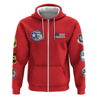 Tuskegee Airmen WWII Heroes Hoodie The Great American Aviators Red Art - Wonder Print Shop