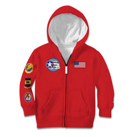 Tuskegee Airmen WWII Heroes Kid Hoodie The Great American Aviators Red Art - Wonder Print Shop