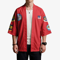 Tuskegee Airmen WWII Heroes Kimono The Great American Aviators Red Art - Wonder Print Shop