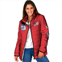 Tuskegee Airmen WWII Heroes Padded Jacket The Great American Aviators Red Art - Wonder Print Shop
