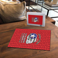 Tuskegee Airmen WWII Heroes Puzzle The Great American Aviators Red Art - Wonder Print Shop