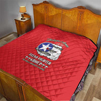 Tuskegee Airmen WWII Heroes Quilt The Great American Aviators Red Art - Wonder Print Shop