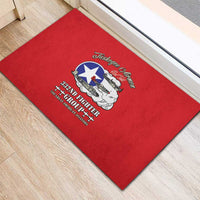 Tuskegee Airmen WWII Heroes Rubber Doormat The Great American Aviators Red Art - Wonder Print Shop