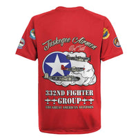 Tuskegee Airmen WWII Heroes Rugby Jersey The Great American Aviators Red Art - Wonder Print Shop