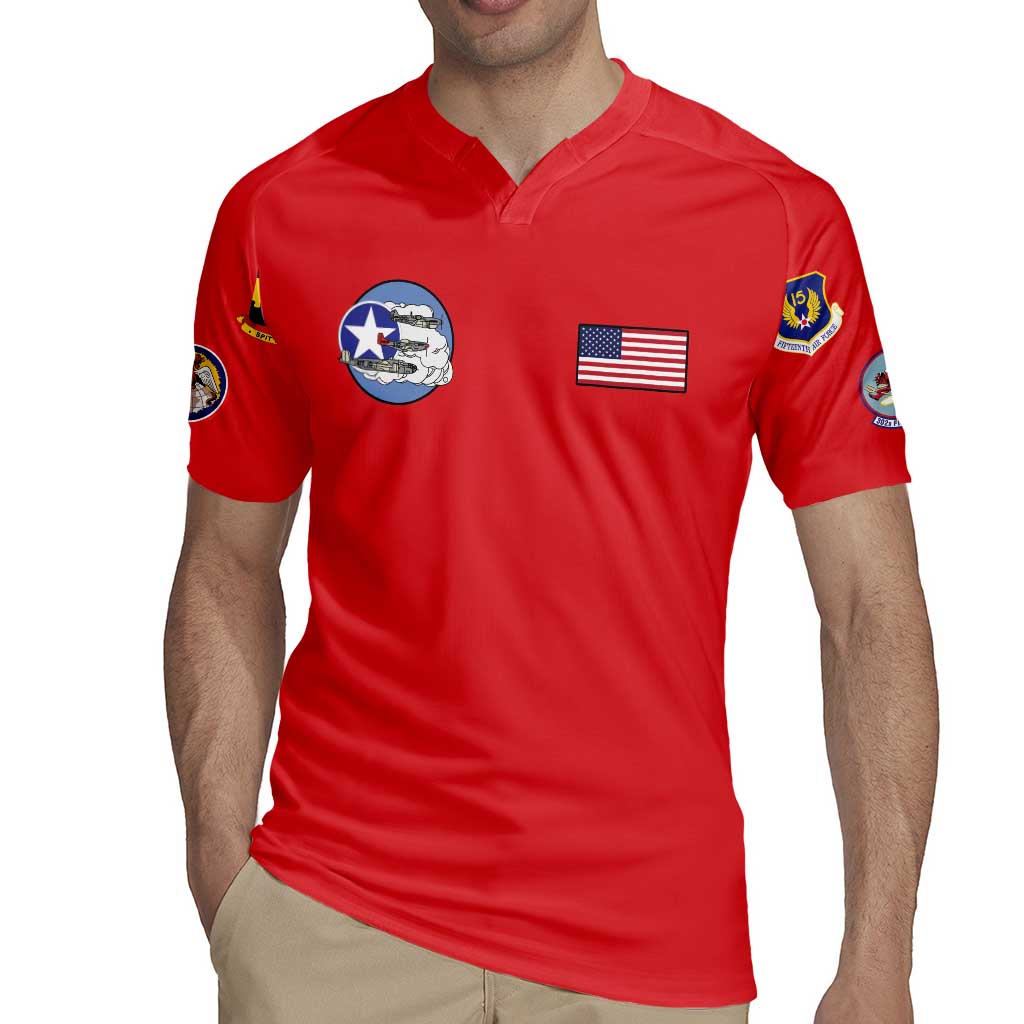 Tuskegee Airmen WWII Heroes Rugby Jersey The Great American Aviators Red Art - Wonder Print Shop