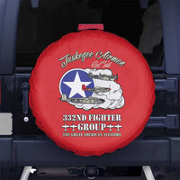 Tuskegee Airmen WWII Heroes Spare Tire Cover The Great American Aviators Red Art - Wonder Print Shop