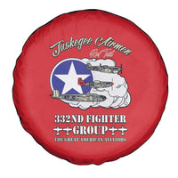 Tuskegee Airmen WWII Heroes Spare Tire Cover The Great American Aviators Red Art - Wonder Print Shop