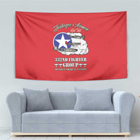 Tuskegee Airmen WWII Heroes Tapestry The Great American Aviators Red Art - Wonder Print Shop