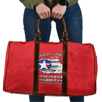 Tuskegee Airmen WWII Heroes Travel Bag The Great American Aviators Red Art - Wonder Print Shop