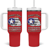 Tuskegee Airmen WWII Heroes Tumbler With Handle The Great American Aviators Red Art - Wonder Print Shop