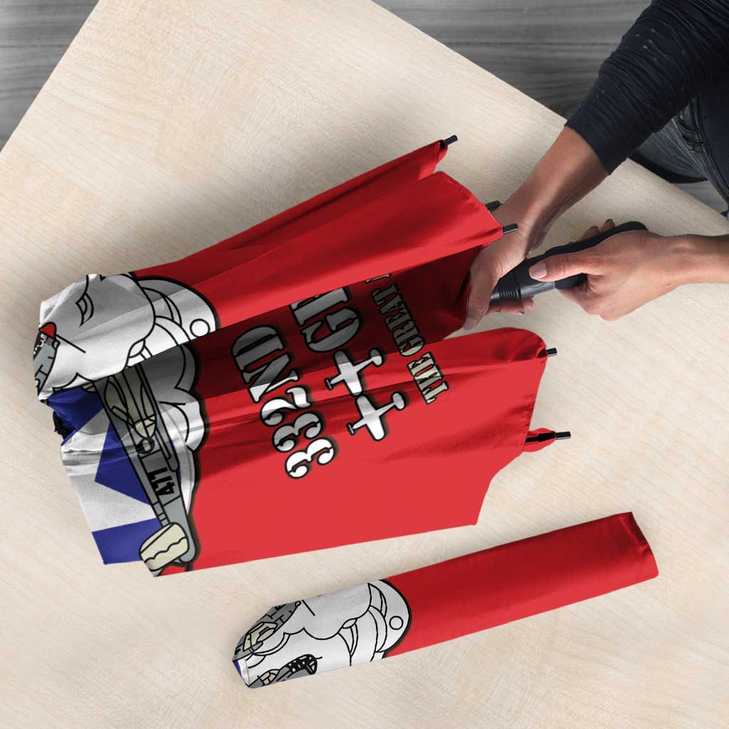 Tuskegee Airmen WWII Heroes Umbrella The Great American Aviators Red Art - Wonder Print Shop