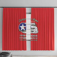 Tuskegee Airmen WWII Heroes Window Curtain The Great American Aviators Red Art - Wonder Print Shop