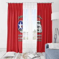 Tuskegee Airmen WWII Heroes Window Curtain The Great American Aviators Red Art - Wonder Print Shop