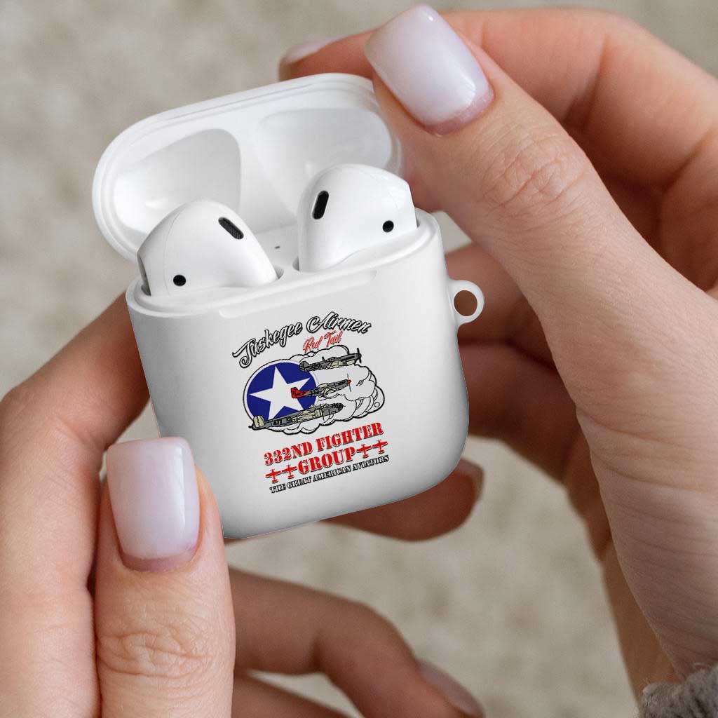 Tuskegee Airmen WWII Heroes AirPods Case The Great American Aviators White Art - Wonder Print Shop