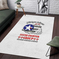 Tuskegee Airmen WWII Heroes Area Rug The Great American Aviators White Art - Wonder Print Shop
