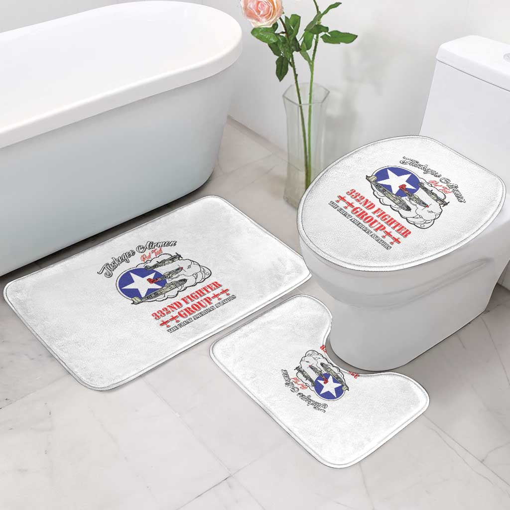 Tuskegee Airmen WWII Heroes Bathroom Set The Great American Aviators White Art - Wonder Print Shop