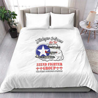 Tuskegee Airmen WWII Heroes Bedding Set The Great American Aviators White Art - Wonder Print Shop