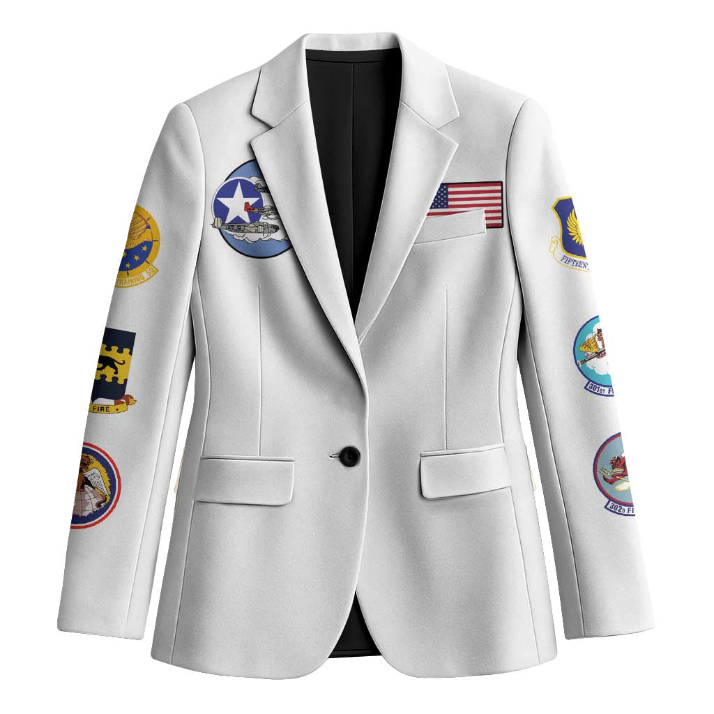 Tuskegee Airmen WWII Heroes Blazer The Great American Aviators White Art - Wonder Print Shop