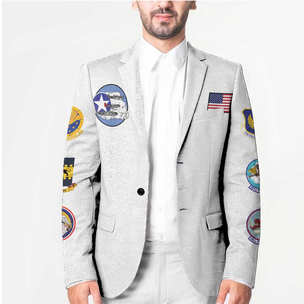 Tuskegee Airmen WWII Heroes Blazer The Great American Aviators White Art - Wonder Print Shop