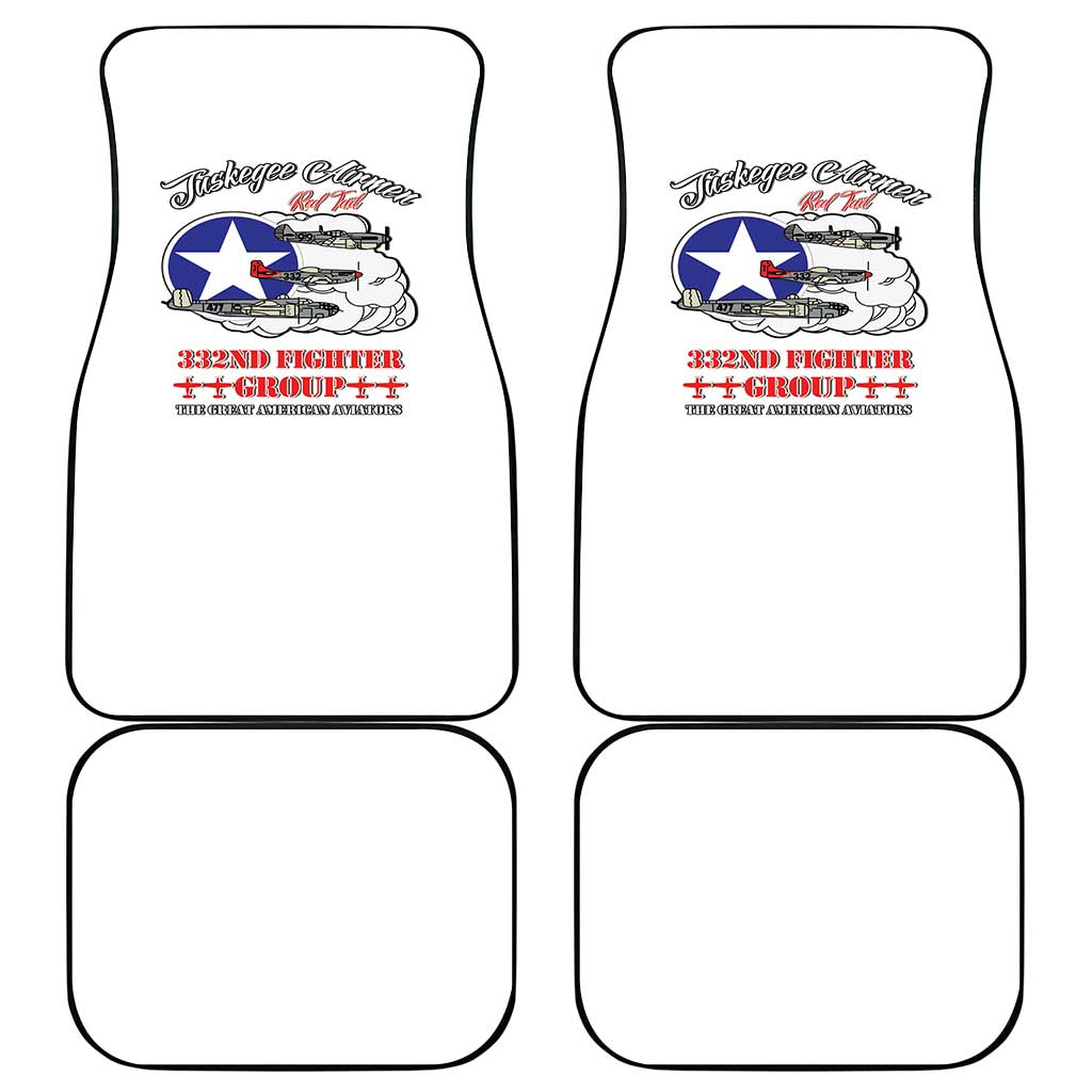 Tuskegee Airmen WWII Heroes Car Mats The Great American Aviators White Art - Wonder Print Shop