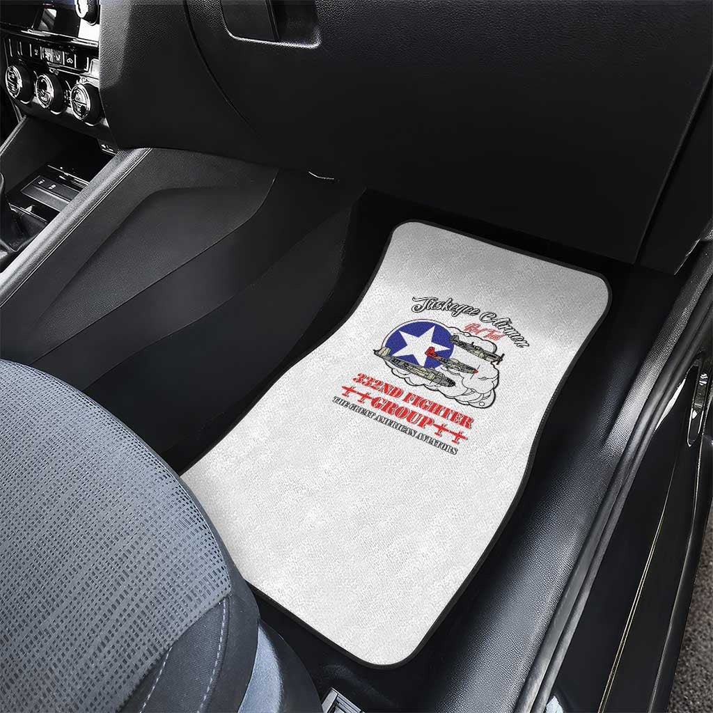 Tuskegee Airmen WWII Heroes Car Mats The Great American Aviators White Art - Wonder Print Shop