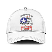 Tuskegee Airmen WWII Heroes Classic Cap The Great American Aviators White Art - Wonder Print Shop