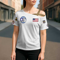 Tuskegee Airmen WWII Heroes Cross Shoulder Shirt The Great American Aviators White Art - Wonder Print Shop