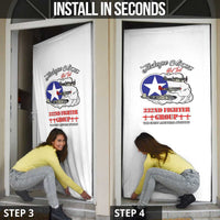 Tuskegee Airmen WWII Heroes Door Cover The Great American Aviators White Art - Wonder Print Shop