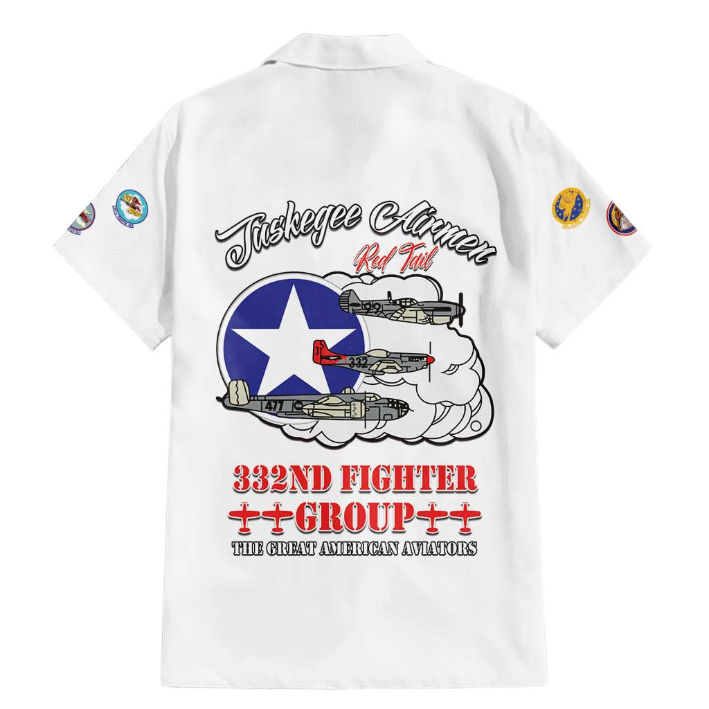 Tuskegee Airmen WWII Heroes Family Matching Mermaid Dress and Hawaiian Shirt The Great American Aviators White Art - Wonder Print Shop