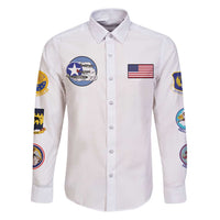 Tuskegee Airmen WWII Heroes Family Matching Puletasi and Hawaiian Shirt The Great American Aviators White Art - Wonder Print Shop