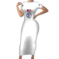 Tuskegee Airmen WWII Heroes Family Matching Short Sleeve Bodycon Dress and Hawaiian Shirt The Great American Aviators White Art - Wonder Print Shop