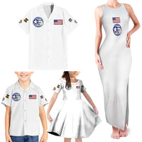 Tuskegee Airmen WWII Heroes Family Matching Tank Maxi Dress and Hawaiian Shirt The Great American Aviators White Art - Wonder Print Shop