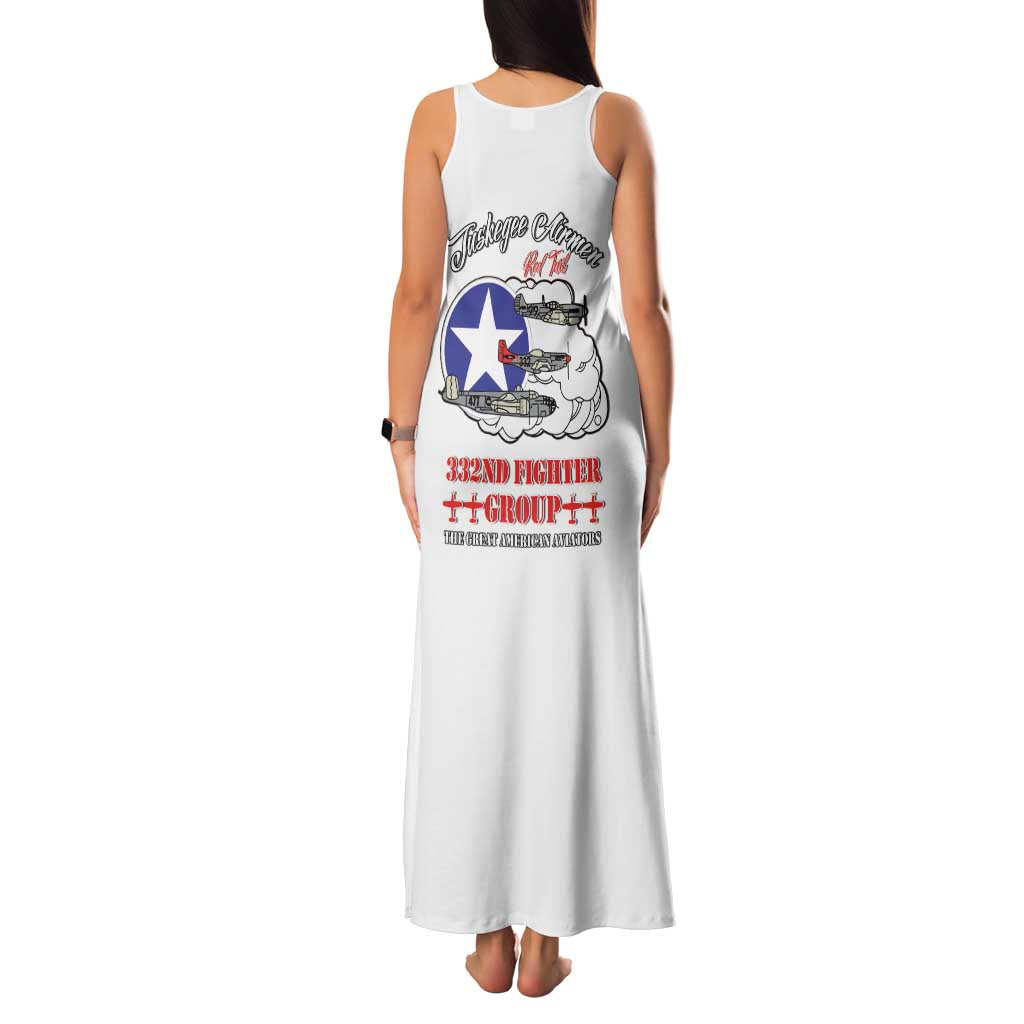Tuskegee Airmen WWII Heroes Family Matching Tank Maxi Dress and Hawaiian Shirt The Great American Aviators White Art - Wonder Print Shop
