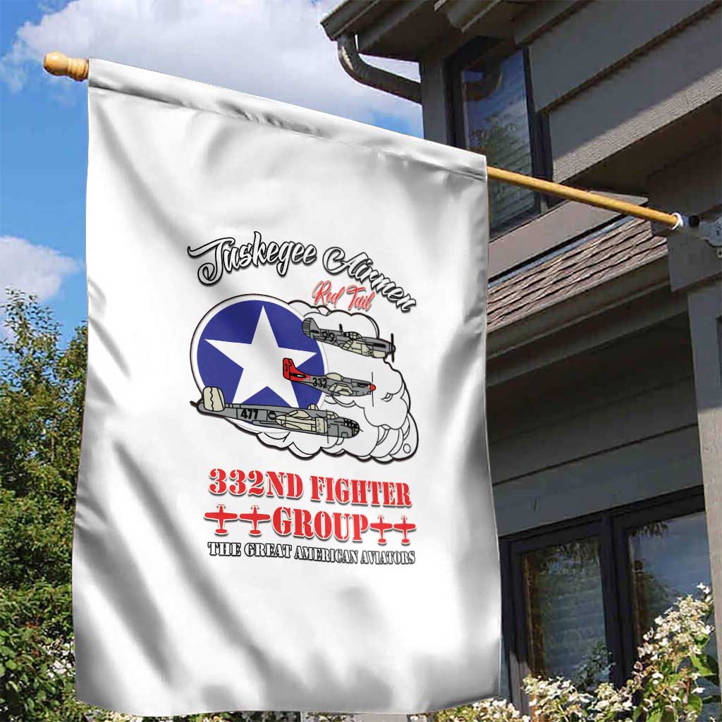 Tuskegee Airmen WWII Heroes Garden Flag The Great American Aviators White Art - Wonder Print Shop