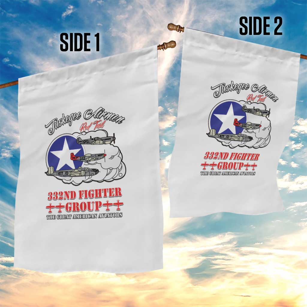 Tuskegee Airmen WWII Heroes Garden Flag The Great American Aviators White Art - Wonder Print Shop