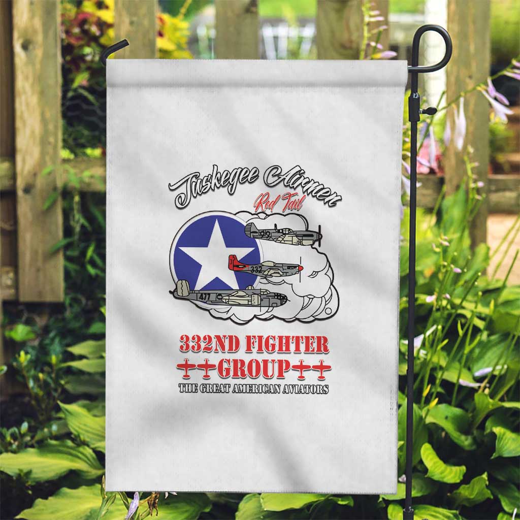 Tuskegee Airmen WWII Heroes Garden Flag The Great American Aviators White Art - Wonder Print Shop