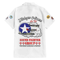 Tuskegee Airmen WWII Heroes Hawaiian Shirt The Great American Aviators White Art - Wonder Print Shop