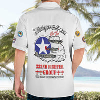 Tuskegee Airmen WWII Heroes Hawaiian Shirt The Great American Aviators White Art - Wonder Print Shop