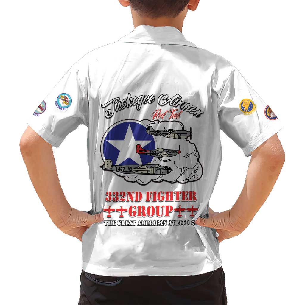 Tuskegee Airmen WWII Heroes Hawaiian Shirt The Great American Aviators White Art - Wonder Print Shop