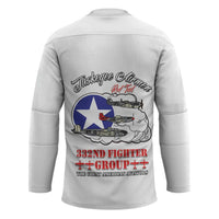 Tuskegee Airmen WWII Heroes Hockey Jersey The Great American Aviators White Art - Wonder Print Shop