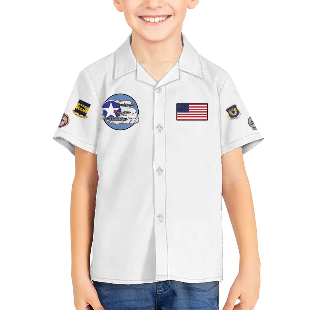 Tuskegee Airmen WWII Heroes Kid Hawaiian Shirt The Great American Aviators White Art - Wonder Print Shop