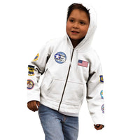 Tuskegee Airmen WWII Heroes Kid Hoodie The Great American Aviators White Art - Wonder Print Shop